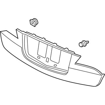 Acura 74895-TX6-A23ZU Garnish Assembly, Trunk (Lower) (Lunar Silver Metallic)