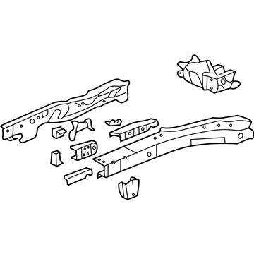 Acura 60910-SEC-A01ZZ Frame, Left Front Side