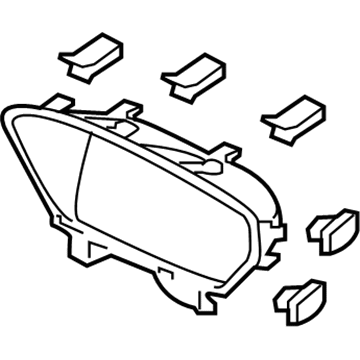 Acura 77255-TZ3-A01ZA Visor Assembly (Premium Black)