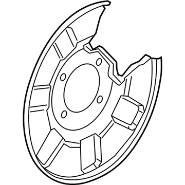 2019 Acura RDX Brake Backing Plate - 43253-TJB-A00