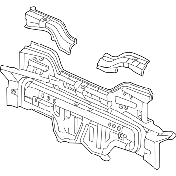 Acura 66100-S6M-A00ZZ Panel, Rear