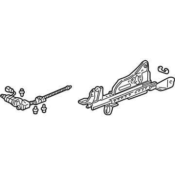 Acura 81270-S0K-A01 Adjuster, Passenger Side Slide (Inner)