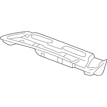 Acura 84634-SEP-A01ZA Garnish, Trunk Lid (Graphite Black)