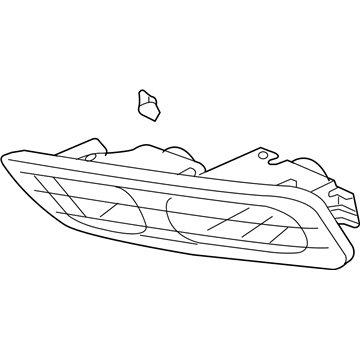 Acura 33901-STX-A01 Passenger Side Fog Light Assembly