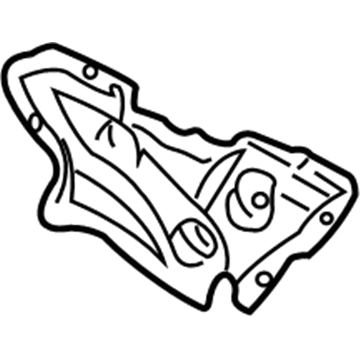 Acura 18121-P54-000 Cover B, Exhaust Manifold