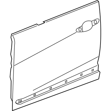 Acura 67111-TJB-A00ZZ Front Right Door Skin