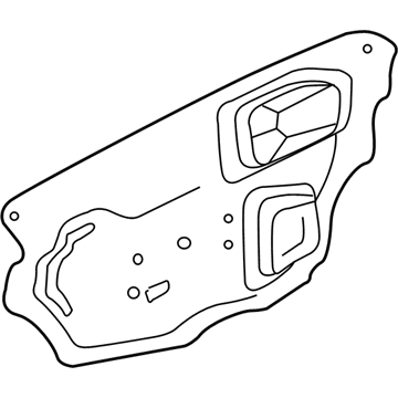 Acura 72361-SEC-A01 Seal, Left Front Door Hole