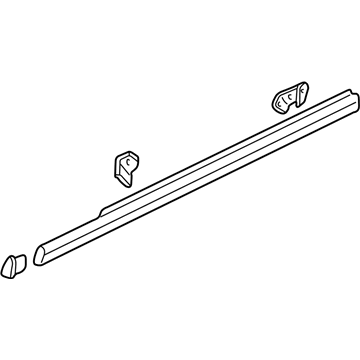 Acura 72450-ST8-003 Molding Assembly, Left Front Door