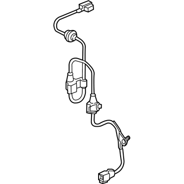 Acura 51615-STX-A02 Left Front Shock Absorber Sub-Wire