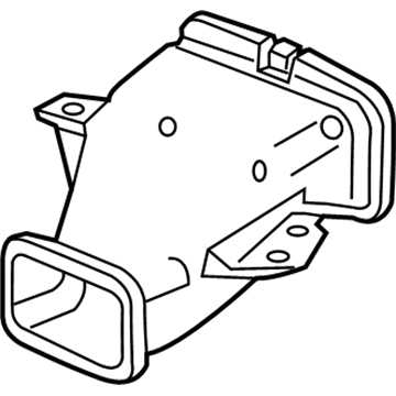 Acura 83460-TY2-A01 Duct Assembly, Rear Vent