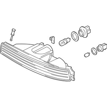 Acura 33302-SL0-A02 Clear Corner Lamp Right Side