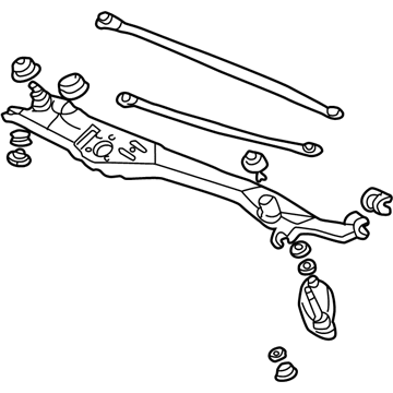 1999 Acura RL Wiper Pivot Assembly - 76530-SP0-A02