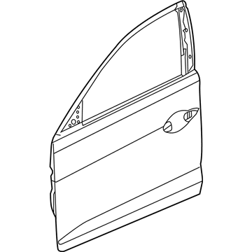 2013 Acura ILX Hybrid Door Panel - 67050-TX6-A81ZZ