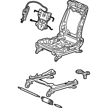 Acura 81526-TK4-L22 Frame Complete Left, Front S