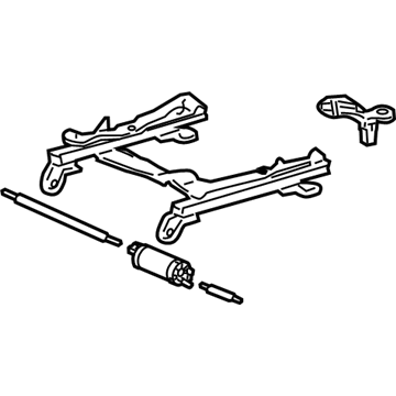 Acura 81610-TK4-L04 Rail Assembly, L