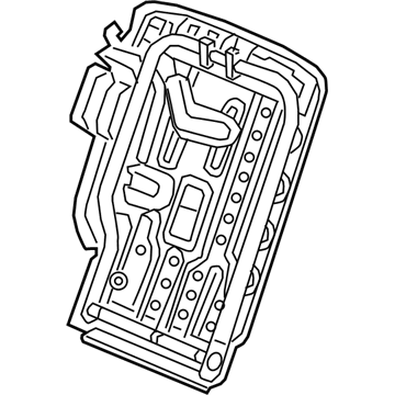 Acura 82126-TJB-A21 Frame Right, Rear Back