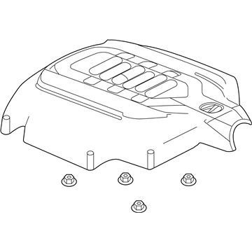 Acura 17121-5J6-A00 Engine Cover Assembly