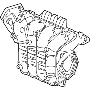 Acura 17100-RDF-A01 Manifold Complete ,Int