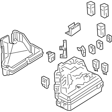 8-97032-701-0 Acura Bracket, Harness Illustration 1 of 1