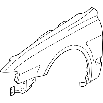 Acura 60261-S3M-A90ZZ Left Front Fender Panel (Dot)