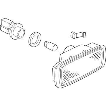 Acura 33800-SL0-A01 Light Assembly, Right Front Side Marker