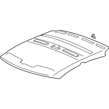 Acura 83200-ST8-010ZB Lining Assembly, Roof (Coast Sand)