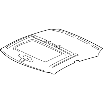 Acura 83200-ST8-921ZC Lining Assembly, Roof (Mild Beige) (Sunroof)