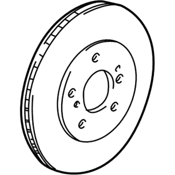 Acura 45251-SL0-030 Front Brake Disk