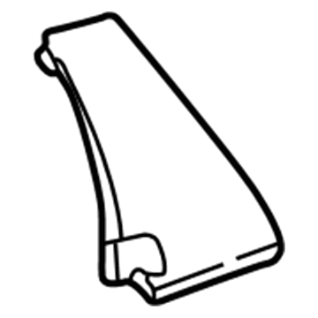 Acura 72525-SL0-T01ZZ Garnish, Passenger Side Center Pillar