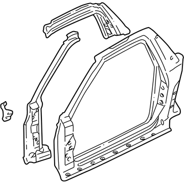 Acura 04631-SL0-300ZZ Panel Set, Passenger Side (Outer)