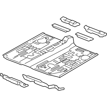 2005 Acura NSX Floor Pan - 04692-SL0-A00ZZ