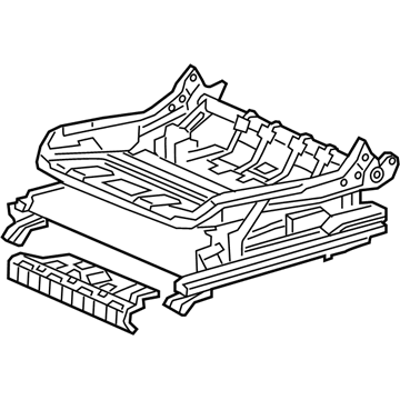 Acura 81136-TJB-A61 Frame Right, Front Cushion