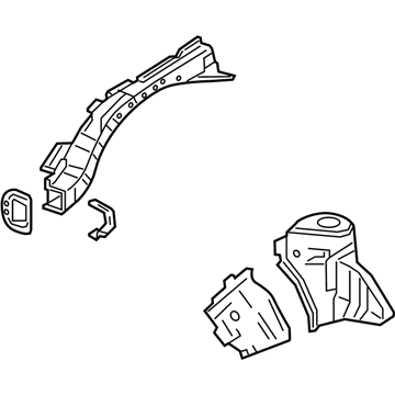 Acura 60650-TV9-A00ZZ Housing, Right Front Shock Absorber