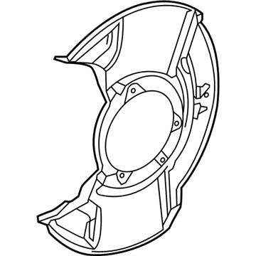 2019 Acura RDX Brake Backing Plate - 45256-TJB-A00