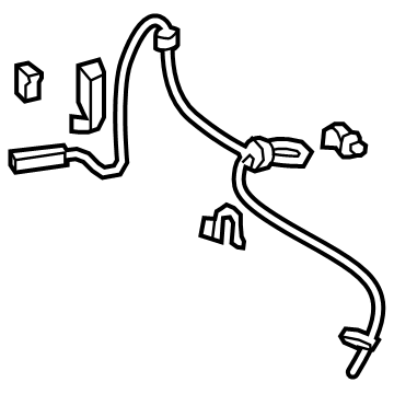 Acura 57455-TJB-A02 Front Left Sensor Assembly