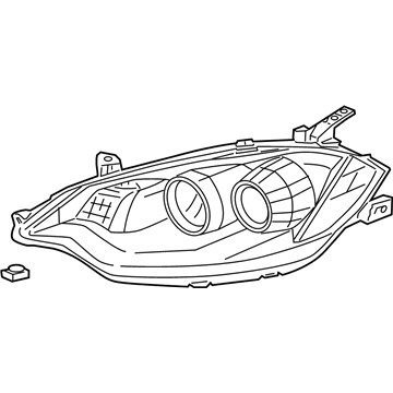 Acura 33101-STK-A01 Headlight Headlamp Pair