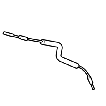 Acura 72633-TL0-G01 Rear Door Lock Cable