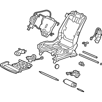 Acura 81526-SJA-A04 Frame, Left Front Seat