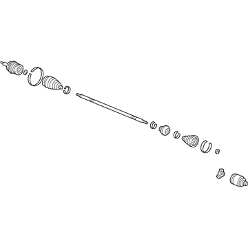 2006 Acura RSX Axle Shaft - 44305-S6M-950