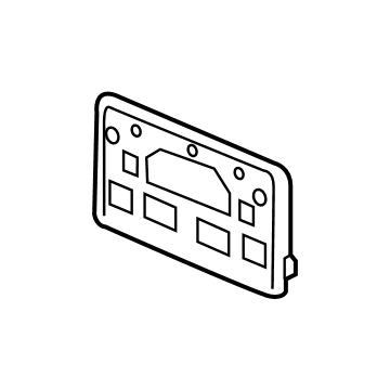 Acura 71180-TJB-A00 Front License Plate Base