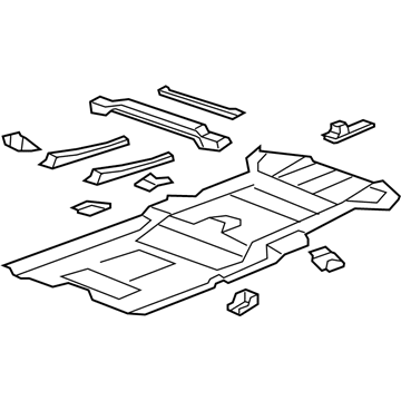 2009 Acura MDX Floor Pan - 65200-STX-A01ZZ