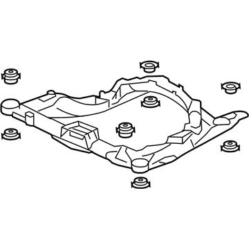 Acura 50100-SJA-A50 Sub-Frame Assembly, Front