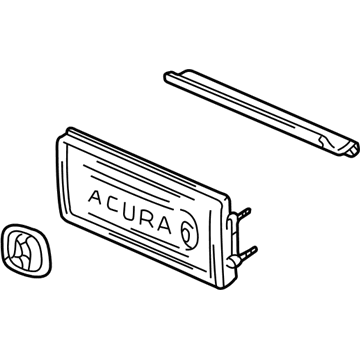 Acura 75520-SL0-A03 Rear Panel Garnish