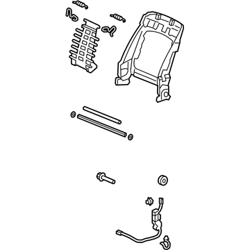 Acura 81126-STX-L41 Frame Complete Right, Front Seat