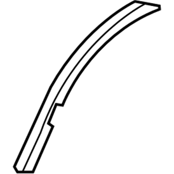 Acura 72851-STK-A01 Seal, Left Rear Door Wheel Arch