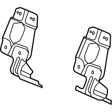 Acura 39161-TX4-A20 Bracket, Driver Side Audio (Odmd)