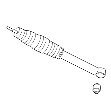 Acura 52610-TX4-A02 Shock Absorber Assembly, Rear