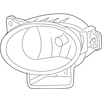 Acura 33901-SEP-A01 Passenger Side Fog Light Assembly