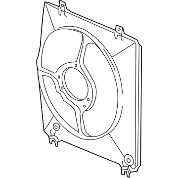 2011 Acura TL Fan Shroud - 38615-RK1-A01