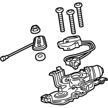 Acura 74961-TL4-G32 Motor Assembly, Ptg